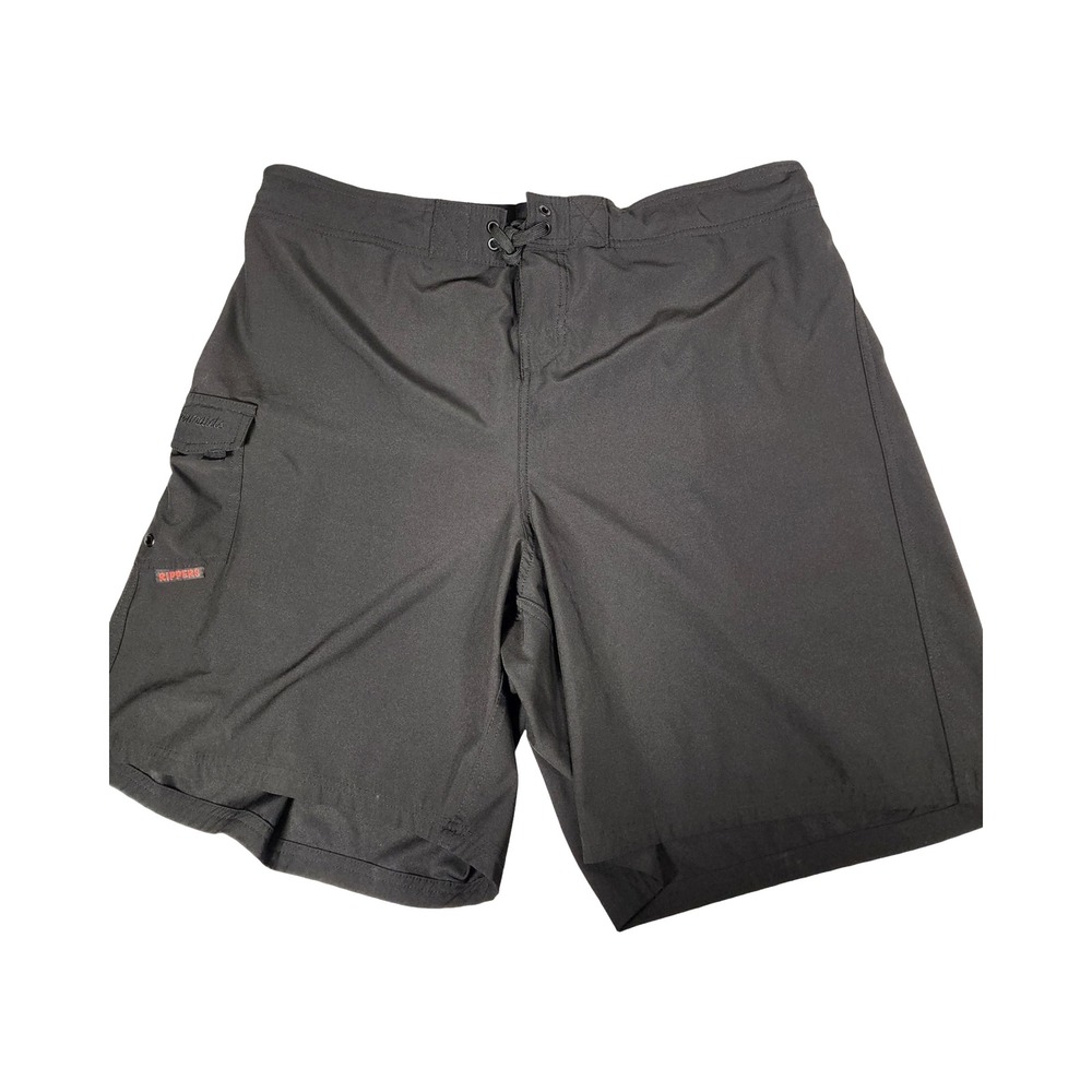 Rippers Aloha From Hawaii Mens Board Shorts‎ Swim Trunks Black Cargo 3xl